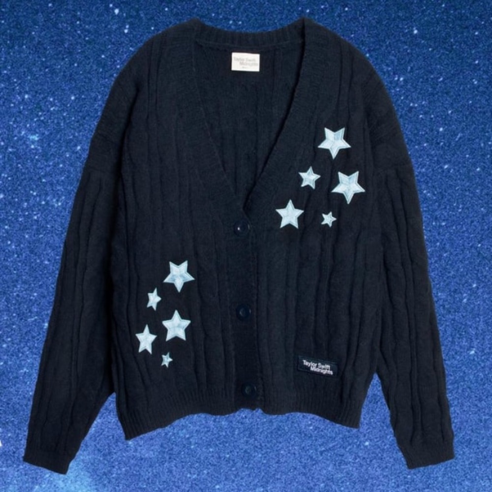 💙 Taylor Swift Midnights Cardigan M / L IN HAND BRAND NEW RARE  💙